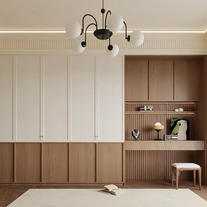 衣柜书桌柜一体