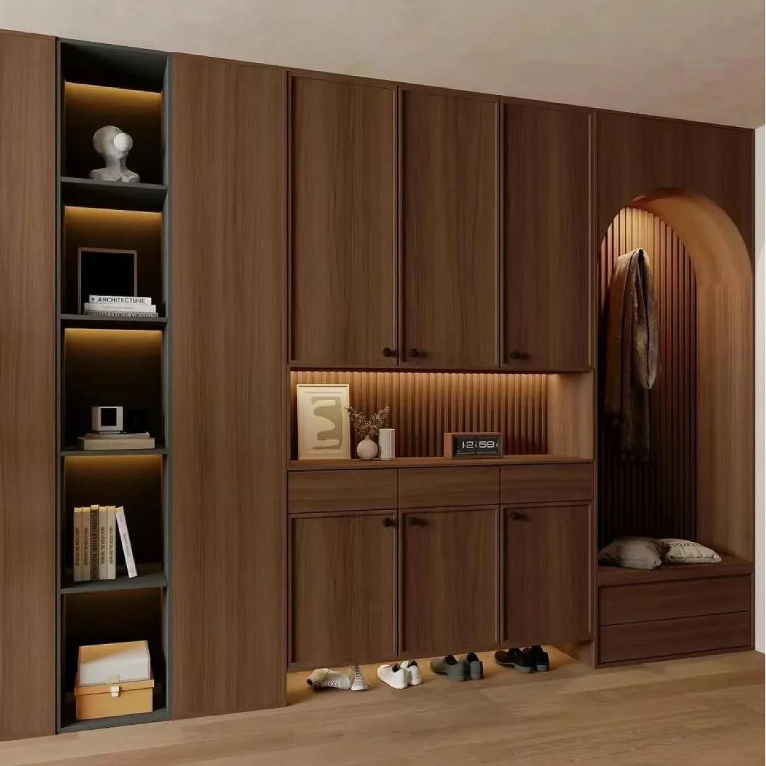 中古奶油风餐边柜