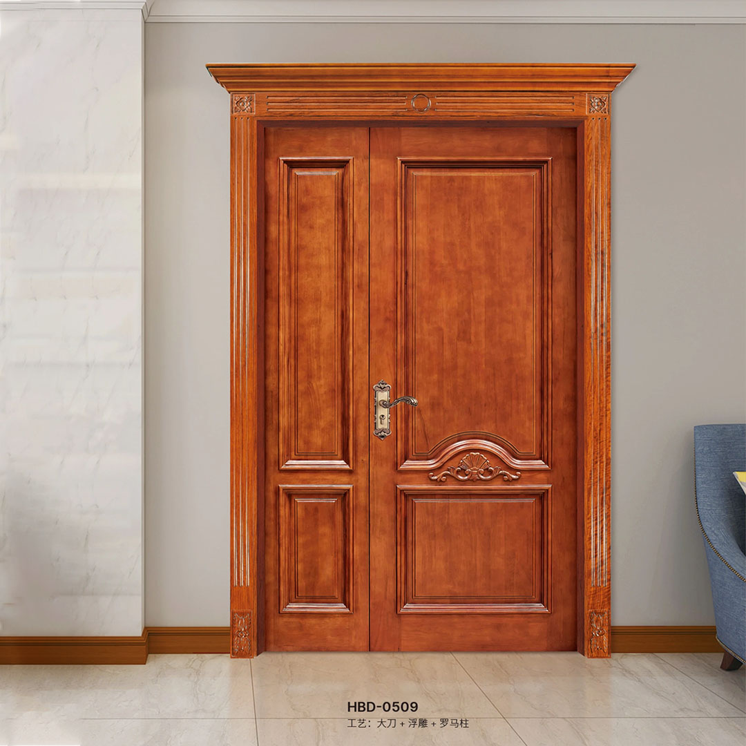 传统实木油漆房间门